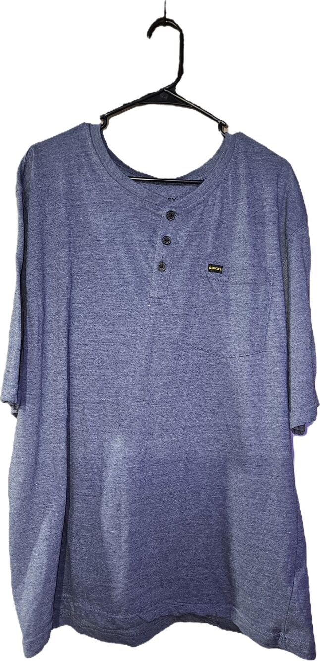 Stanley blue pocket henley 3XL